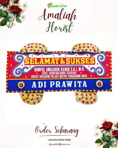 Papan Bunga Ucapan Selamat pelabuhan tanjungwangi