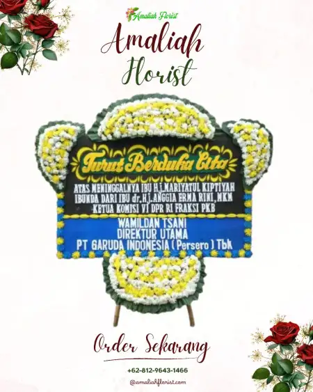 Papan Bunga Duka pelabuhan tanjungwangi